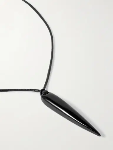 Sophie Buhai Spear Silver, Onyx And Cord Necklace | Thumbnail 4 Sophie Buhai Spear Silver, Onyx And Cord Necklace | Thumbnail 4