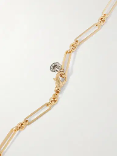 MAISON MAYLE Long Links Combo Gold-plated, Crystal And Enamel Necklace | Thumbnail 3