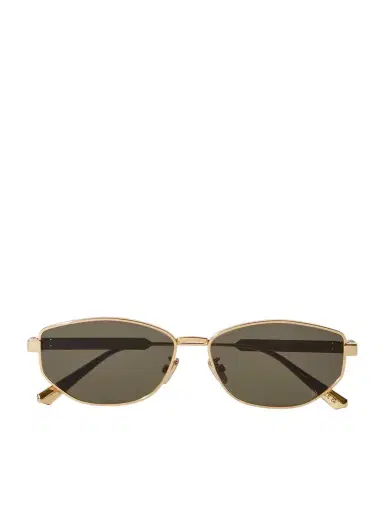 DIOR Eyewear Diorcannage B1u Oval-frame Gold-tone Sunglasses | Thumbnail 1 DIOR Eyewear Diorcannage B1u Oval-frame Gold-tone Sunglasses | Thumbnail 1