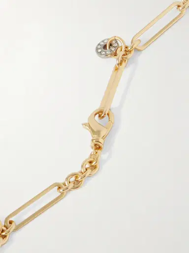 MAISON MAYLE La Ronde Gold-plated And Silver-tone Crystal Necklace | Thumbnail 3