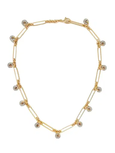 MAISON MAYLE La Ronde Gold-plated And Silver-tone Crystal Necklace | Thumbnail 1