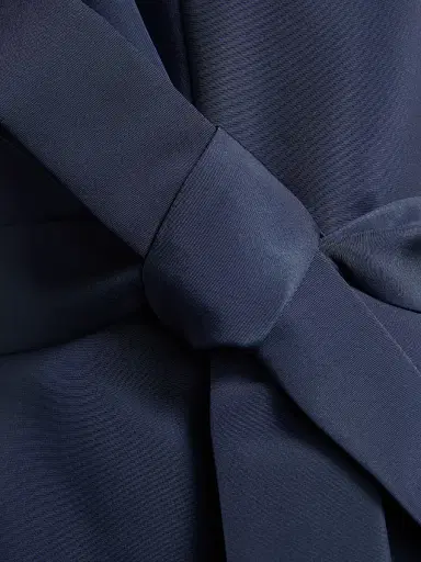 Carolina Herrera Women's Sleeveless Silk Trench Gown - Midnight - Size 4 | Thumbnail 7 Carolina Herrera Women's Sleeveless Silk Trench Gown - Midnight - Size 4 | Thumbnail 7