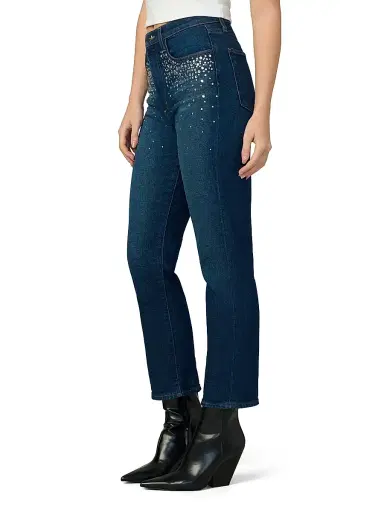 Joe's Jeans Women's Margot Crystal-Embellished Slim Jeans - Brilliant | Thumbnail 4 Joe's Jeans Women's Margot Crystal-Embellished Slim Jeans - Brilliant | Thumbnail 4