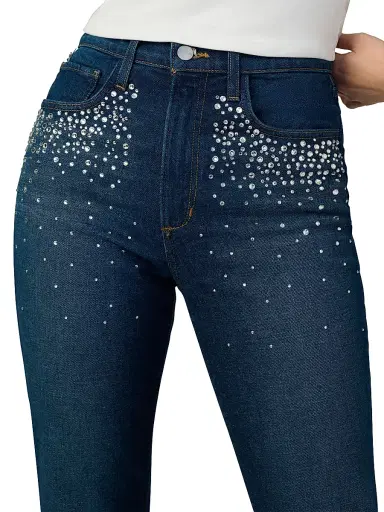 Joe's Jeans Women's Margot Crystal-Embellished Slim Jeans - Brilliant | Thumbnail 6 Joe's Jeans Women's Margot Crystal-Embellished Slim Jeans - Brilliant | Thumbnail 6