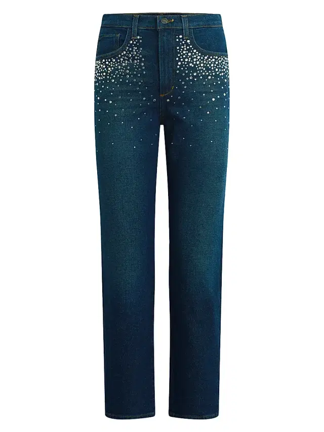 Joe's Jeans Women's Margot Crystal-Embellished Slim Jeans - Brilliant