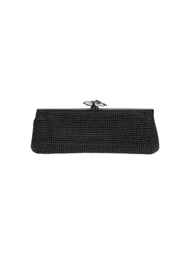Whiting & Davis Women's Crystal Flower Clutch - Black | Thumbnail 1 Whiting & Davis Women's Crystal Flower Clutch - Black | Thumbnail 1