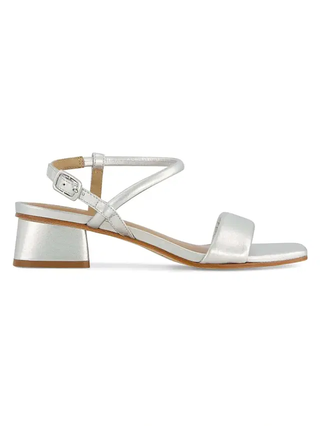 Bernardo Women's Josei Low Heel Sandals - Silver