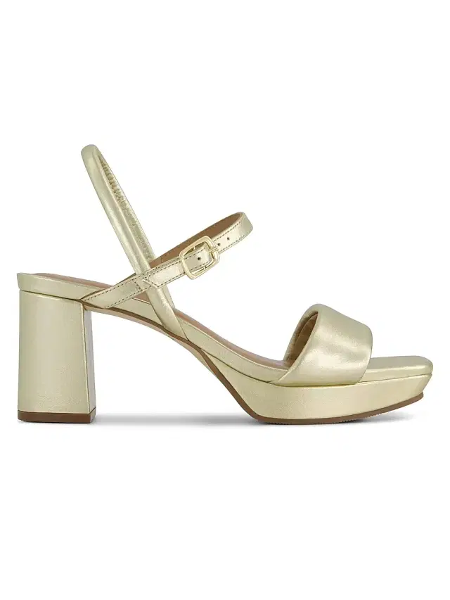 Bernardo Women's Canto Platform Heeled Sandals - Champagne