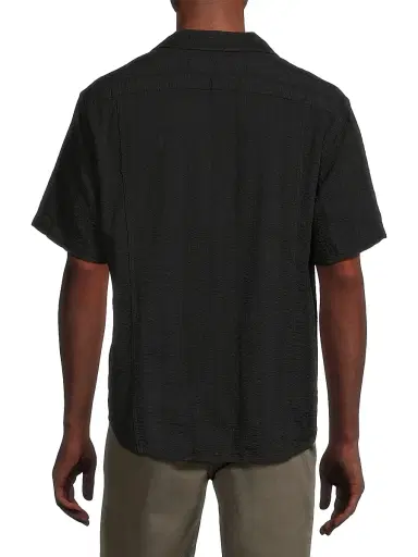 Corridor Men's Striped Seersucker Camp Shirt | Thumbnail 5 Corridor Men's Striped Seersucker Camp Shirt | Thumbnail 5