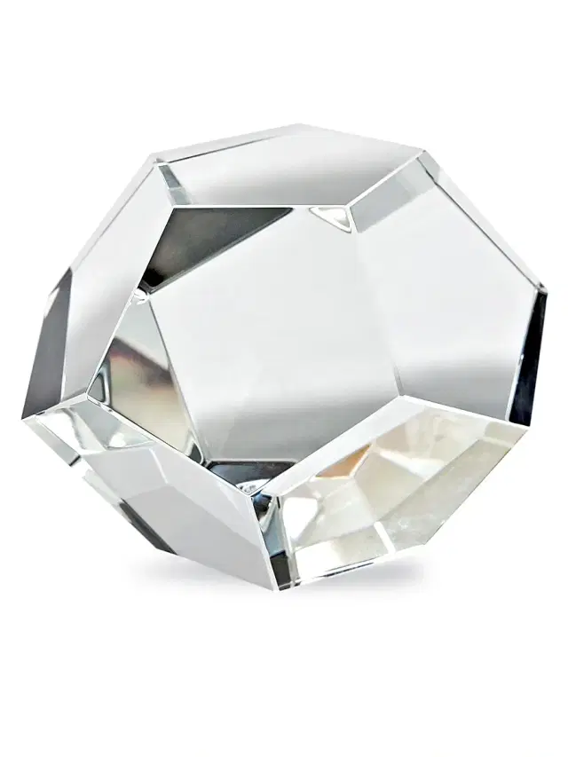 Small Crystal Dodecahedron Sculpture