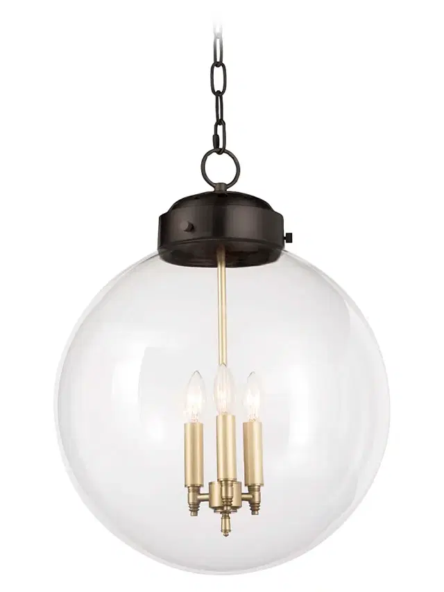 Southern Living Globe Pendant Light - Oil Rubbed Bronze
