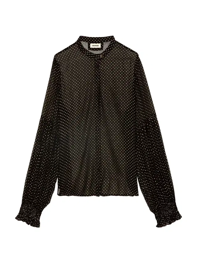 Women's Tandy Mousseline Sparkle Blouse - Noir