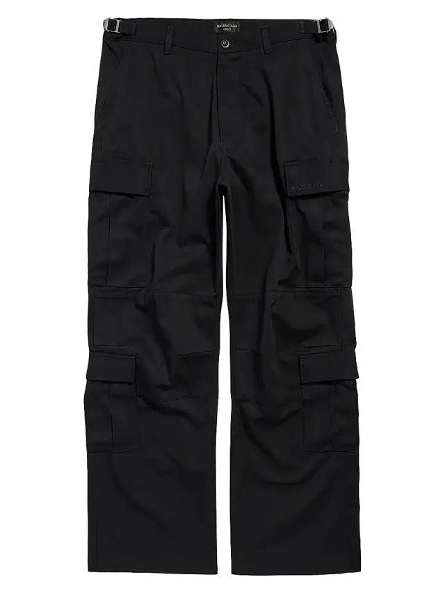 Balenciaga Women's Cargo Regular Fit Pants - Black