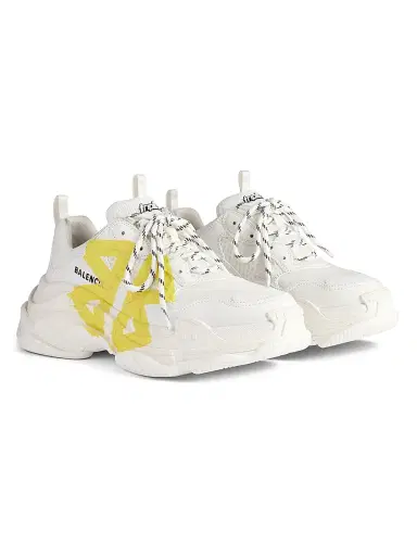 Balenciaga Men's Triple S Tape Type Sneakers | Thumbnail 3
