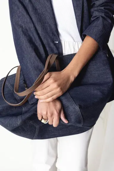 Brunello Cucinelli BC Duo Bag - Denim | Thumbnail 2