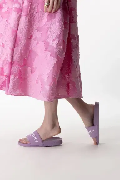 Givenchy Flat Slides - Orchid Purple | Thumbnail 4