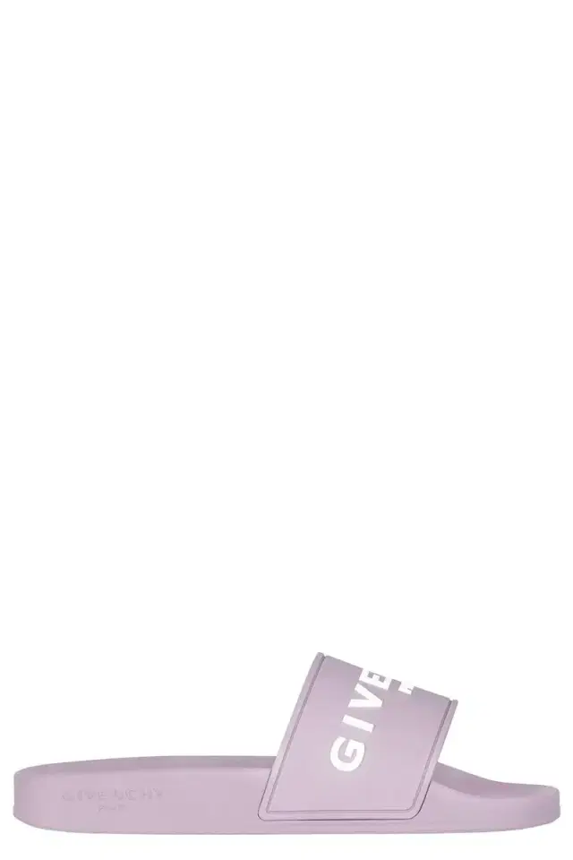 Givenchy Flat Slides - Orchid Purple