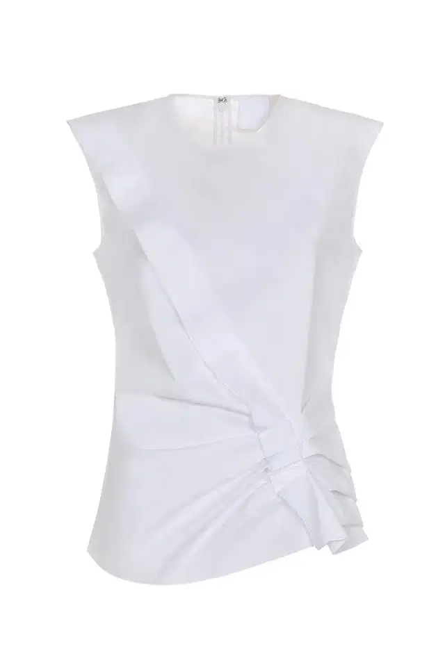 Sleeveless Gathered Top