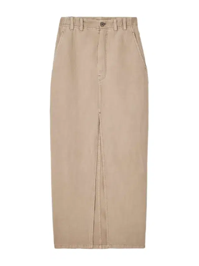 Denim Midi Skirt