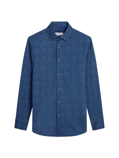 Bugatchi Men's Ooohcotton James Button-Front Shirt - Navy - Size XXXL | Thumbnail 1 Bugatchi Men's Ooohcotton James Button-Front Shirt - Navy - Size XXXL | Thumbnail 1
