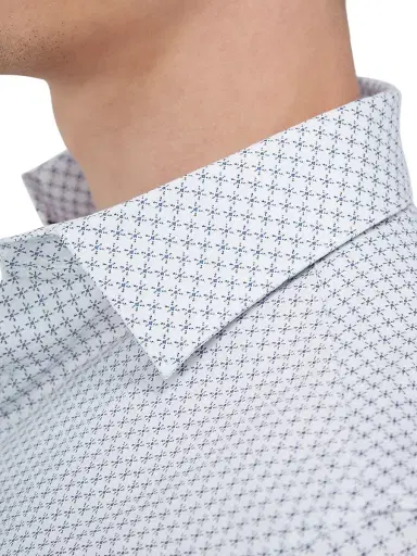Bugatchi Men's Ooohcotton James Button-Front Shirt - White | Thumbnail 7 Bugatchi Men's Ooohcotton James Button-Front Shirt - White | Thumbnail 7