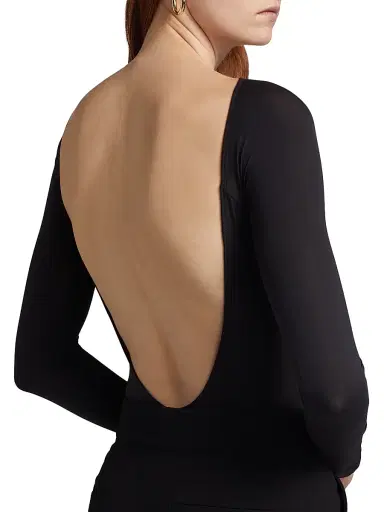 Kiki de Montparnasse Women's Echauffe Backless Bodysuit | Thumbnail 7 Kiki de Montparnasse Women's Echauffe Backless Bodysuit | Thumbnail 7
