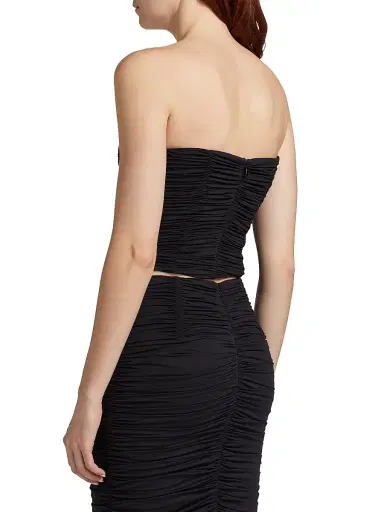Kiki de Montparnasse Women's Echauffe Ruched Bustier Top | Thumbnail 5