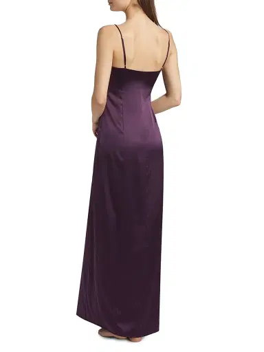 Kiki de Montparnasse Women's Tous Les Jours Silk Maxi Dress - Cassis - Size 8 | Thumbnail 4 Kiki de Montparnasse Women's Tous Les Jours Silk Maxi Dress - Cassis - Size 8 | Thumbnail 4