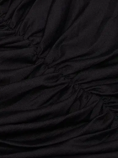Kiki de Montparnasse Women's Echauffe Ruched Skirt - Black - Size Medium | Thumbnail 7 Kiki de Montparnasse Women's Echauffe Ruched Skirt - Black - Size Medium | Thumbnail 7