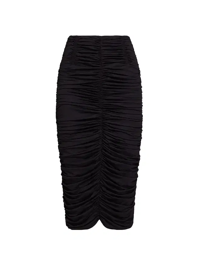 Kiki de Montparnasse Women's Echauffe Ruched Skirt - Black