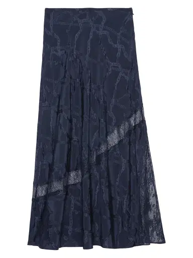 Zadig & Voltaire Women's Jaylal Chaines Lace-Detail Midi-Skirt | Thumbnail 1 Zadig & Voltaire Women's Jaylal Chaines Lace-Detail Midi-Skirt | Thumbnail 1