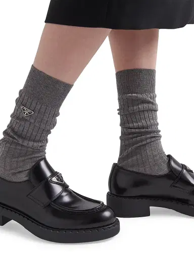 Prada Women's Cotton Socks | Thumbnail 2 Prada Women's Cotton Socks | Thumbnail 2