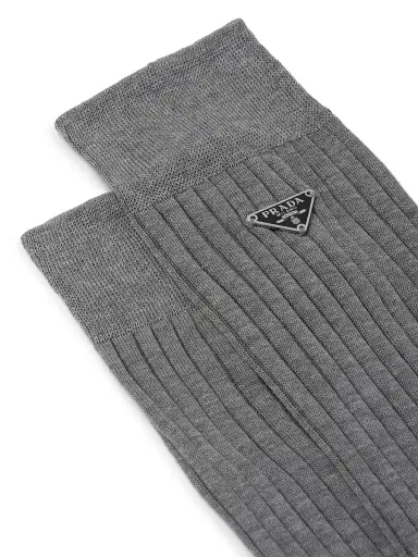 Prada Women's Cotton Socks | Thumbnail 3 Prada Women's Cotton Socks | Thumbnail 3