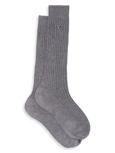 Prada Women's Cotton Socks | Thumbnail 1 Prada Women's Cotton Socks | Thumbnail 1