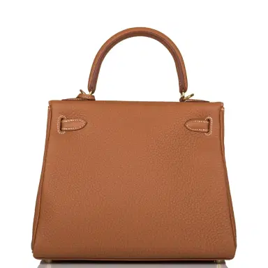 HERMÈS Hermes Kelly Retourne 25 Gold Togo Gold Hardware | Thumbnail 4 HERMÈS Hermes Kelly Retourne 25 Gold Togo Gold Hardware | Thumbnail 4