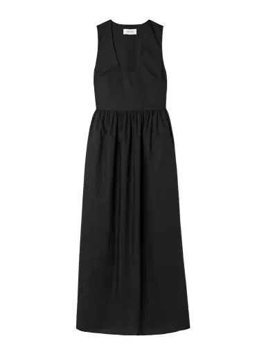 Matteau Gathered Organic Cotton-poplin Midi Dress | Thumbnail 1 Matteau Gathered Organic Cotton-poplin Midi Dress | Thumbnail 1