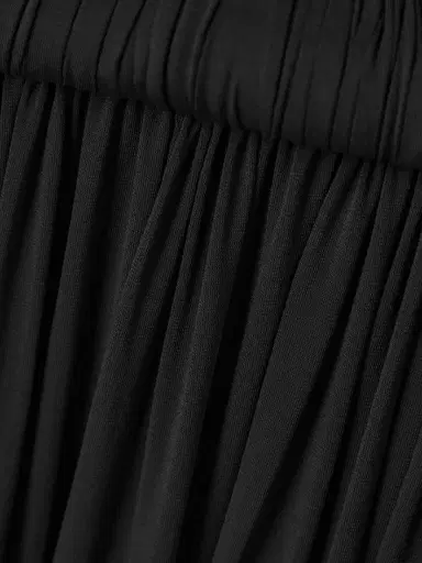 Alaïa Strapless Pleated Stretch-jersey Midi Dress | Thumbnail 4 Alaïa Strapless Pleated Stretch-jersey Midi Dress | Thumbnail 4