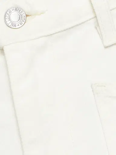 Nili Lotan Women's Shon Barrel Jeans - Cream - Size 32 | Thumbnail 7