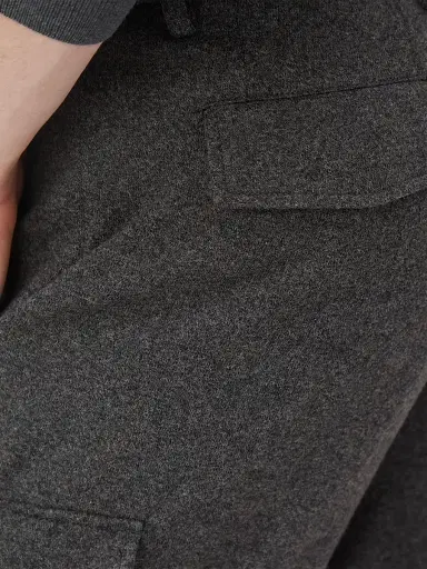 Bugatchi Men's Cargo Slim-Fit Pants - Zinc - Size 42 | Thumbnail 6