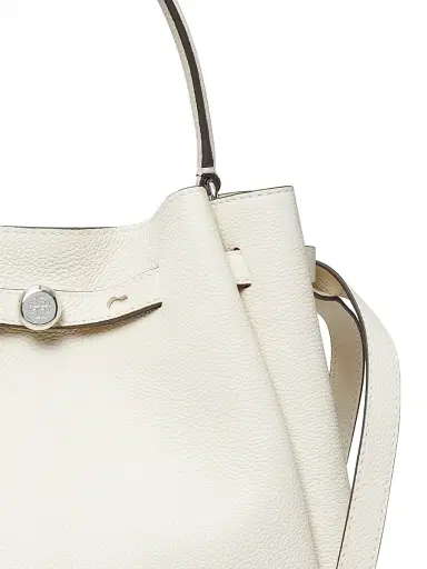 Tory Burch Women's Romy Pebbled Leather Bucket Bag | Thumbnail 7 Tory Burch Women's Romy Pebbled Leather Bucket Bag | Thumbnail 7