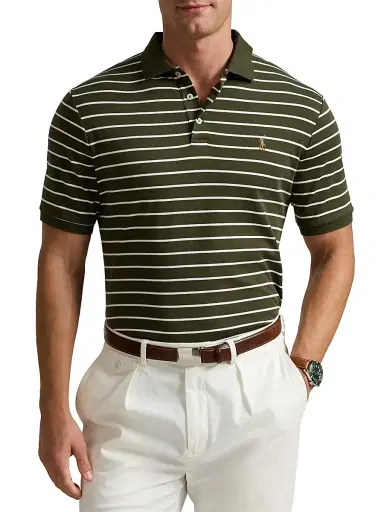 Polo Ralph Lauren Men's Classic-Fit Soft Cotton Polo Shirt | Thumbnail 3 Polo Ralph Lauren Men's Classic-Fit Soft Cotton Polo Shirt | Thumbnail 3