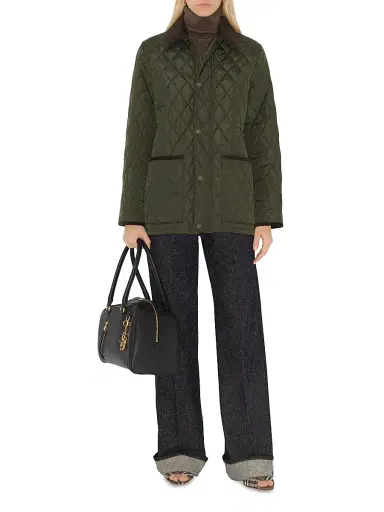 Burberry Women's Diamond Quilt Jacket | Thumbnail 2 Burberry Women's Diamond Quilt Jacket | Thumbnail 2