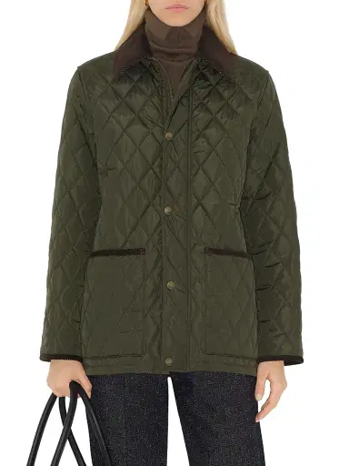 Burberry Women's Diamond Quilt Jacket | Thumbnail 3 Burberry Women's Diamond Quilt Jacket | Thumbnail 3