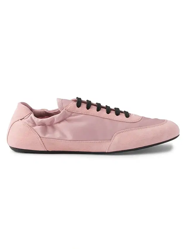 Women's Collapse Re-Nylon and Suede Sneakers - Pink