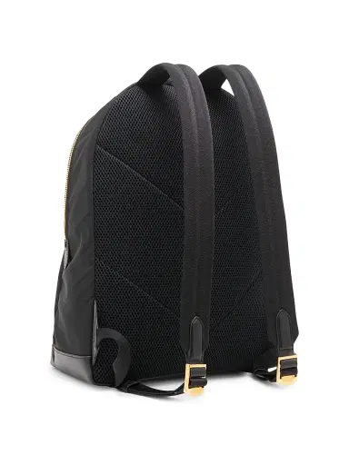 TOM FORD Men's Nylon & Leather Backpack - Black | Thumbnail 4 TOM FORD Men's Nylon & Leather Backpack - Black | Thumbnail 4