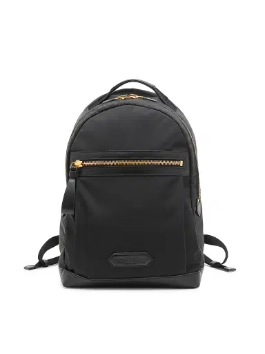 TOM FORD Men's Nylon & Leather Backpack - Black | Thumbnail 1 TOM FORD Men's Nylon & Leather Backpack - Black | Thumbnail 1