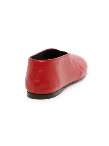MOSCHINO Women's Duck Leather Flats - Red - Size 9 | Thumbnail 3 MOSCHINO Women's Duck Leather Flats - Red - Size 9 | Thumbnail 3