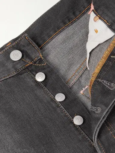 Acne Studios Straight-Leg Distressed Paint-Splattered Jeans - Men | Thumbnail 6