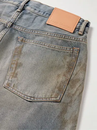 Acne Studios Straight-Leg Distressed Jeans - Men | Thumbnail 5