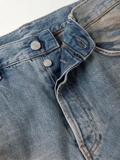 Acne Studios Straight-Leg Distressed Jeans - Men | Thumbnail 6
